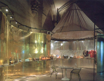 Cento Anni di Gherardini exhibition set up for Gherardini, Loggia Rucellai, Florence 1986 | Cristiano Toraldo di Francia