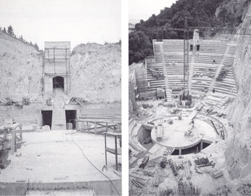 Open air theatre in a misca stone quarry | Cristiano Toraldo di Francia